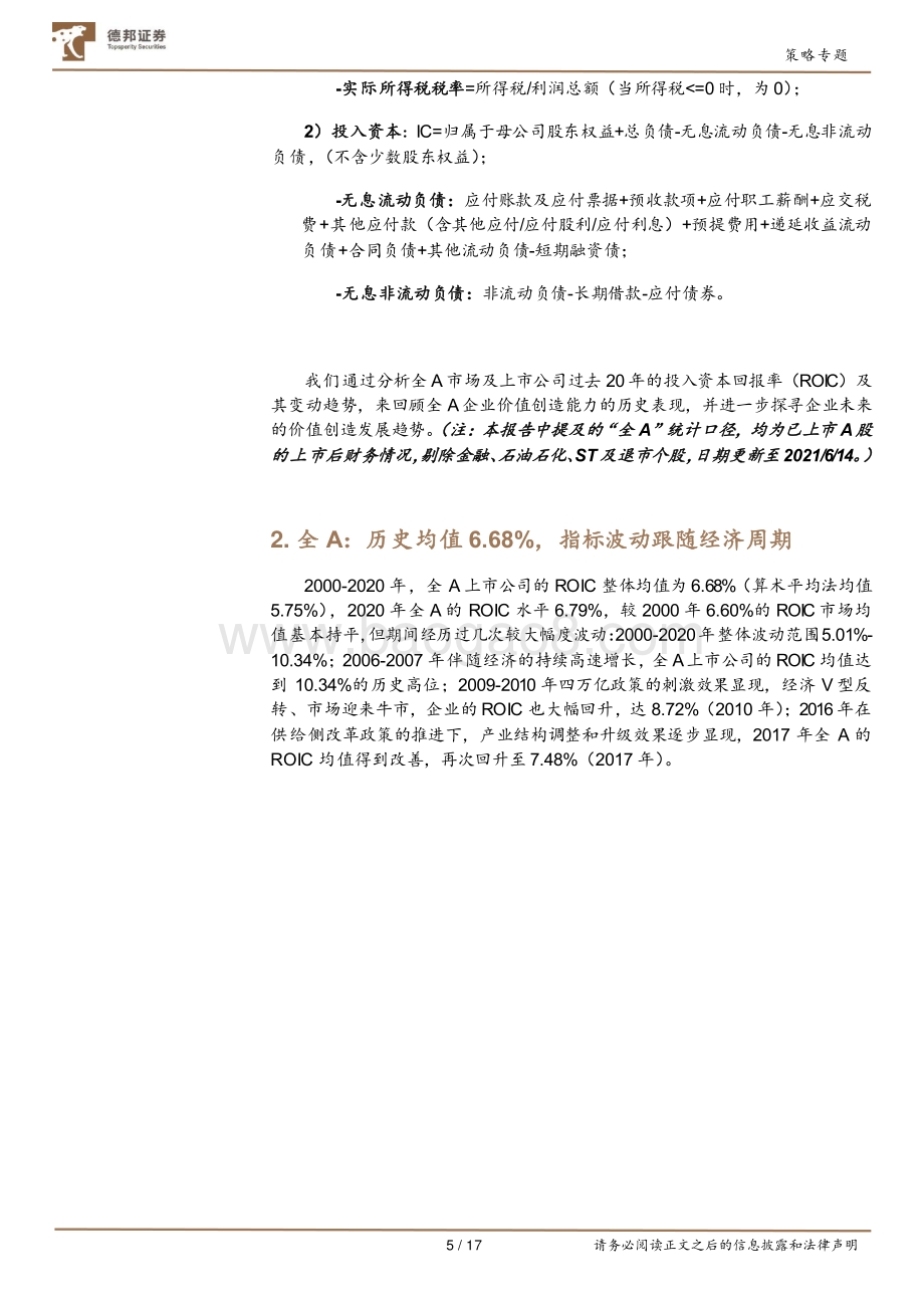 A股基本面20年复盘：投入资本回报率（ROIC）.pdf_第5页