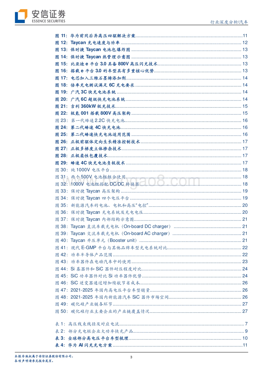 汽车行业深度分析：超级快充时代来临高电压平台加速渗透.pdf_第3页