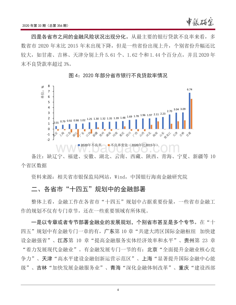 从各省市“十四五”规划看我国区域金融的发展.pdf_第5页