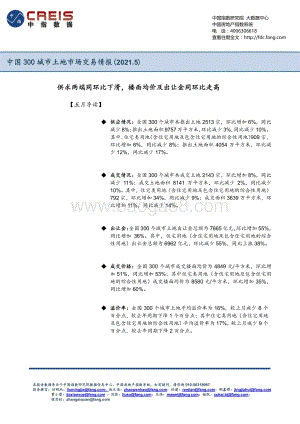2021年5月中国300城市土地市场交易情报.pdf