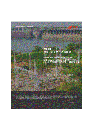 2021年中国小水电的投资与展望.pdf