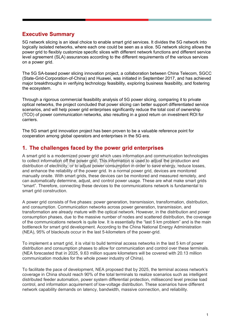 5G独立组网驱动应用案例集：基于5G网络切片的智能电网（英文版）.pdf_第3页