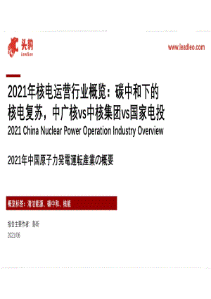 2021年核电运营行业概览.pdf