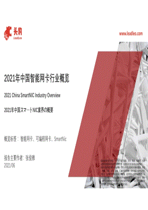 2021年中国智能网卡行业概览.pdf