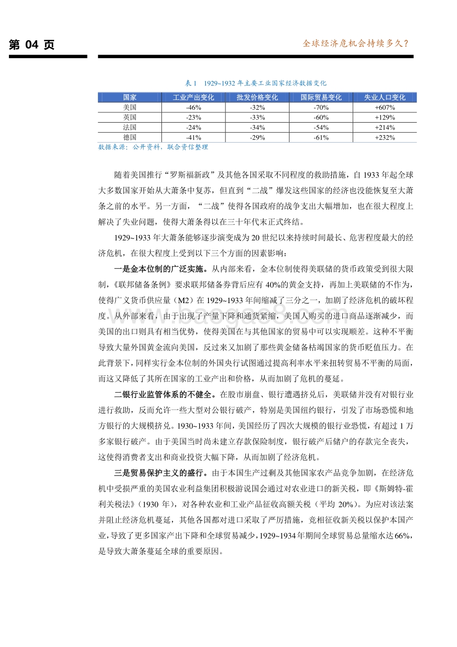 全球债务经济系列研究报告第五篇：全球经济危机会持续多久？.pdf_第5页
