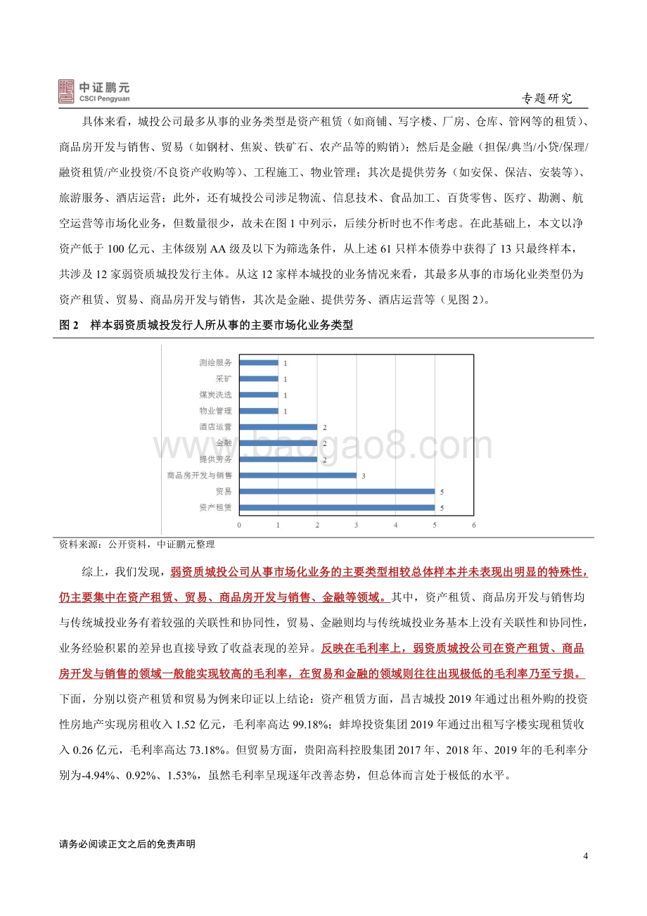 弱资质城投公司深度剖析：哪些业务特征值得被重视？.pdf_第4页