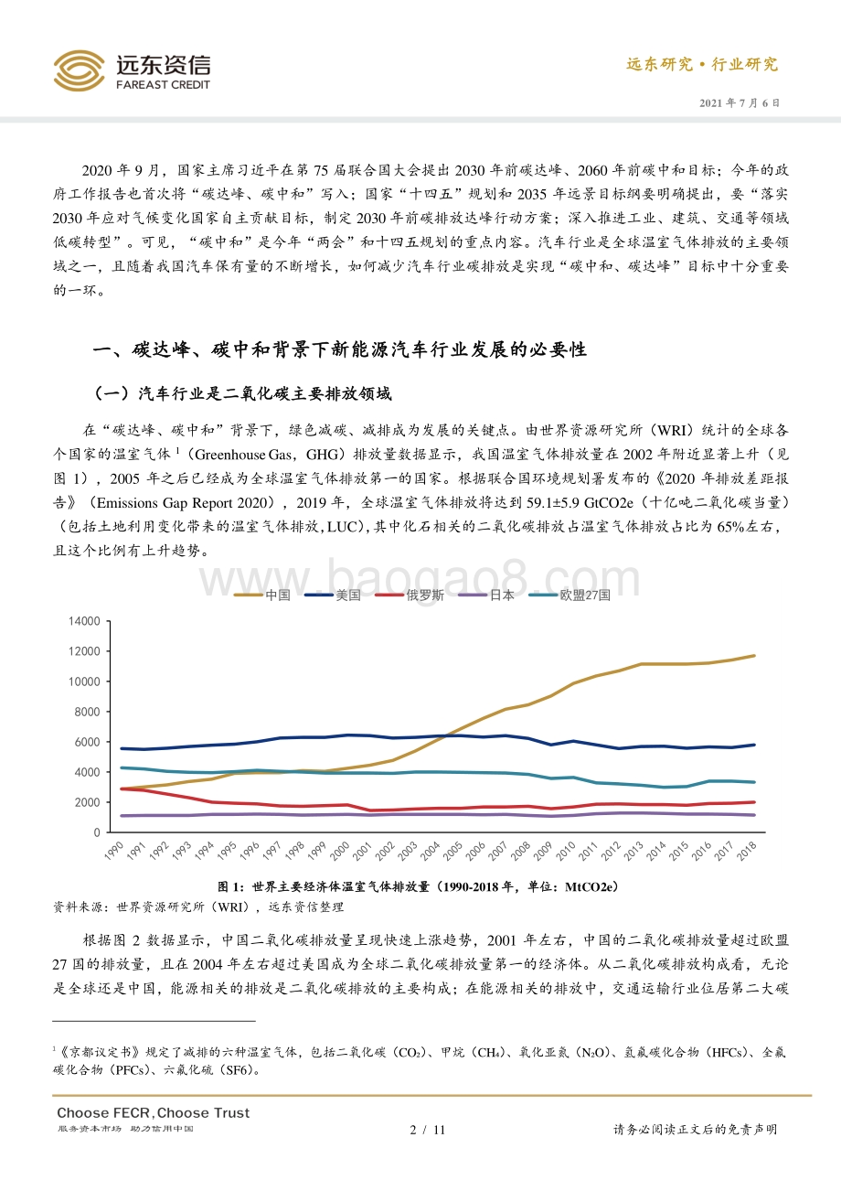 碳达峰、碳中和背景下我国新能源汽车行业迎来机遇.pdf_第2页