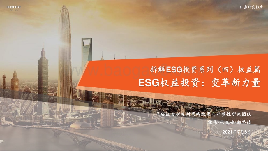 拆解ESG投资系列（四）权益篇：ESG权益投资：变革新力量.pdf_第1页