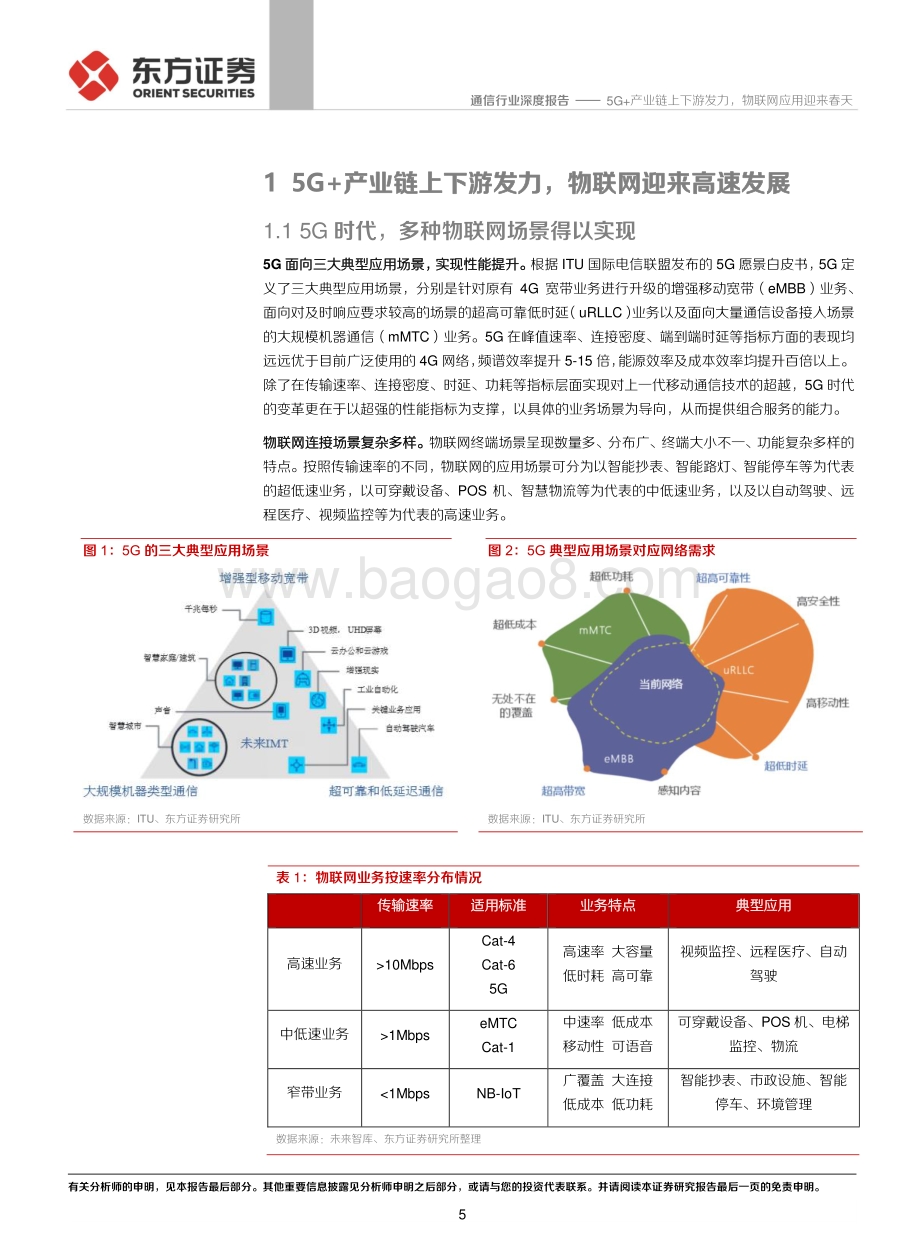 通信行业：5G+产业链上下游发力物联网应用迎来春天.pdf_第5页
