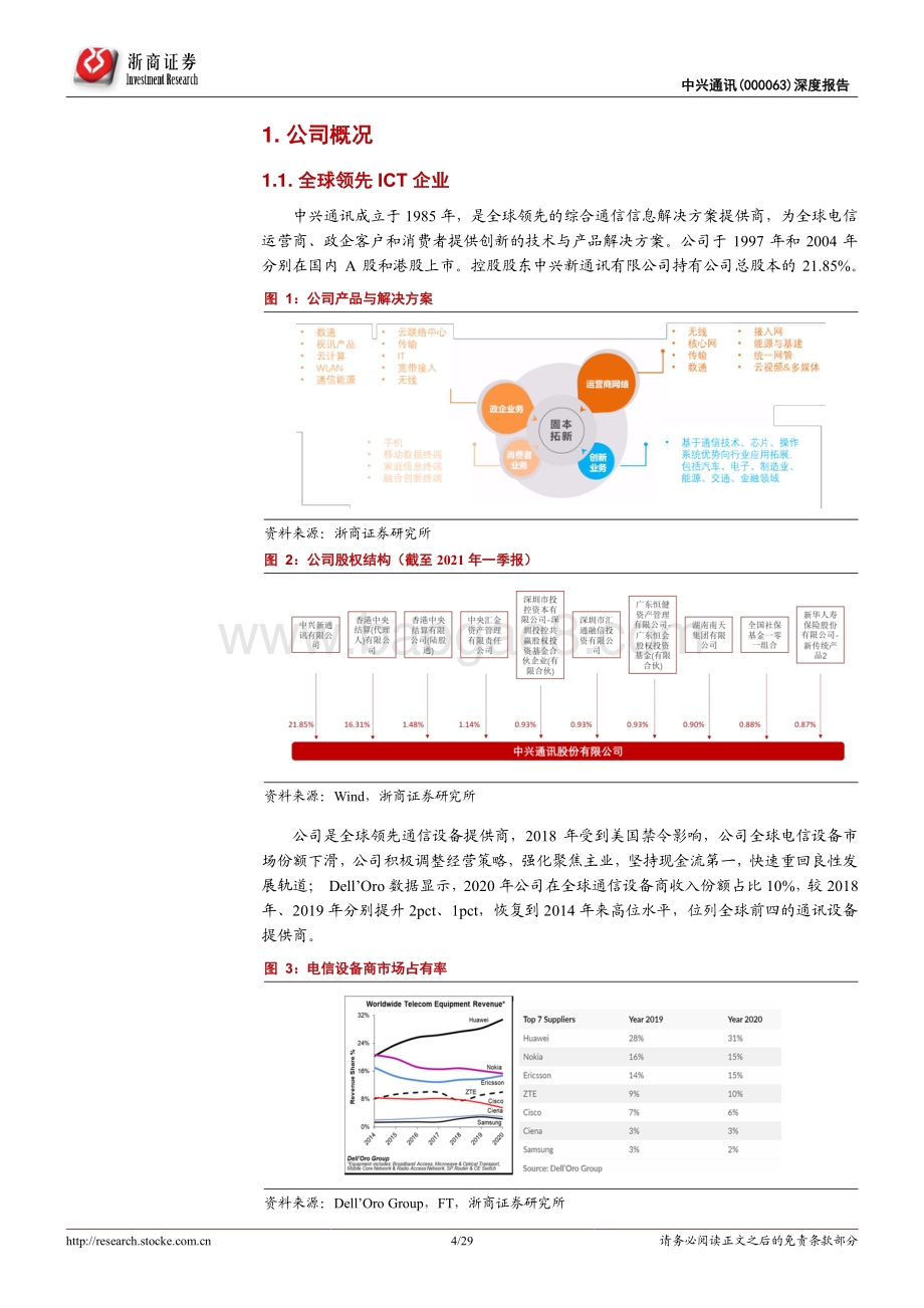 中兴通讯深度报告：低估的ICT全球领军企业.pdf_第4页