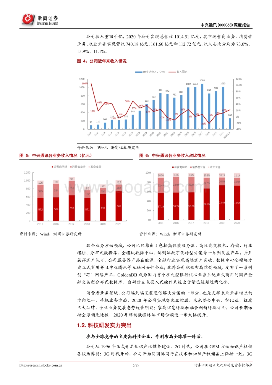 中兴通讯深度报告：低估的ICT全球领军企业.pdf_第5页