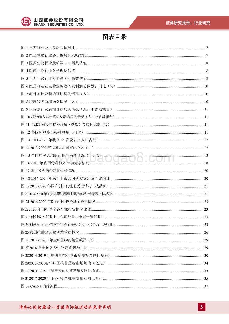 医药行业2021年中期投资策略：创新为行业长期发展主旋律聚焦相关高景气、高尖端 细分领域.pdf_第5页
