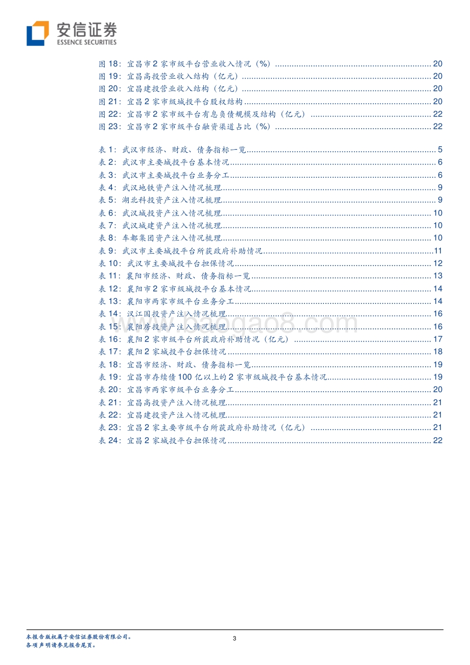 湖北城投平台梳理（下）：武汉、襄阳、宜昌主要平台梳理.pdf_第3页