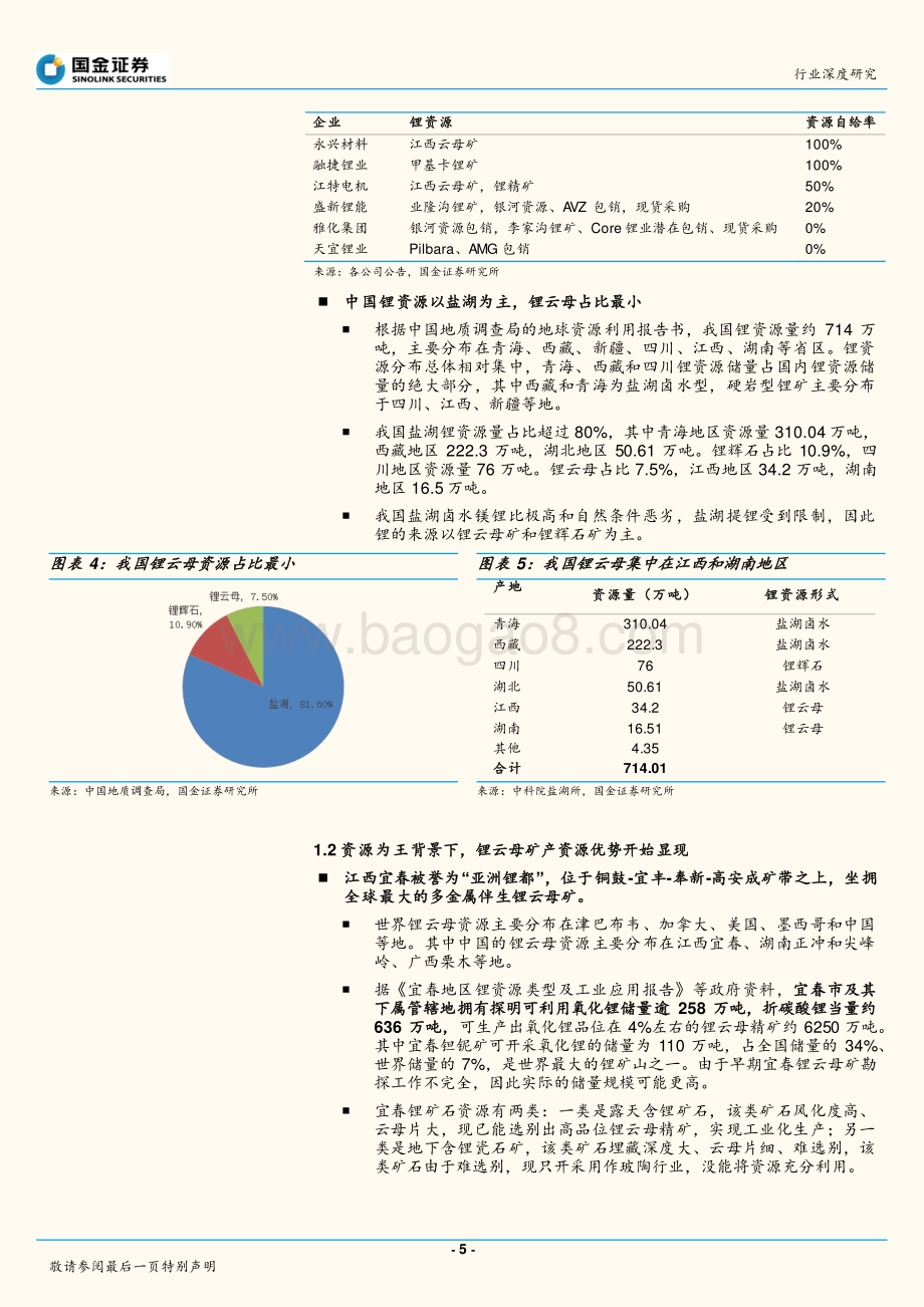 锂行业深度：云母提锂-中国锂资源重要补充.pdf_第5页