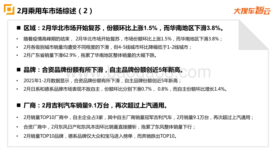2021年2月乘用车市场零售量分析报告.pdf_第3页