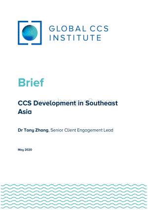 碳捕集与封存CCS在东南亚的发展（英文版）.pdf