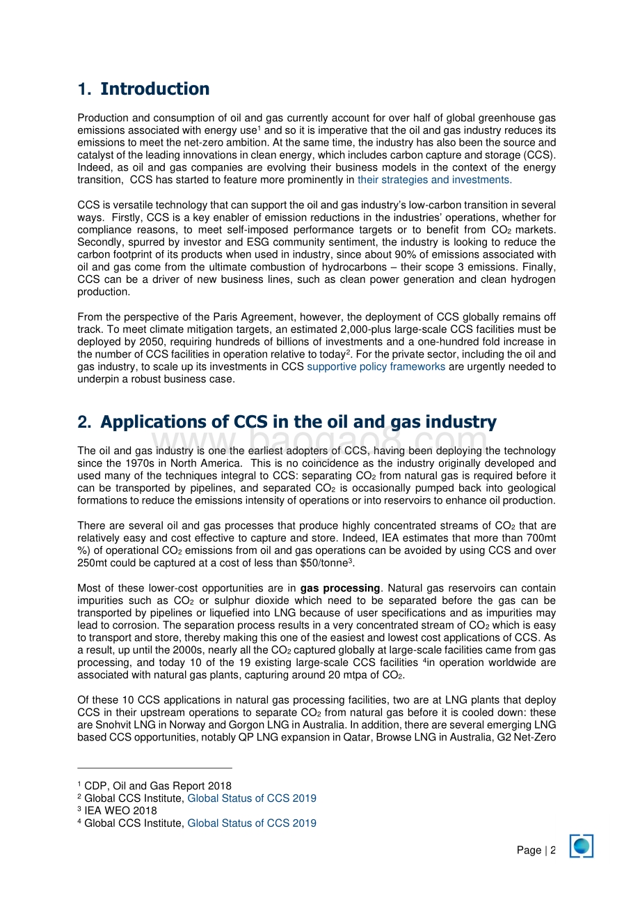 碳捕集与封存CCS：石油和天然气行业的应用和机会（英文版）.pdf_第3页