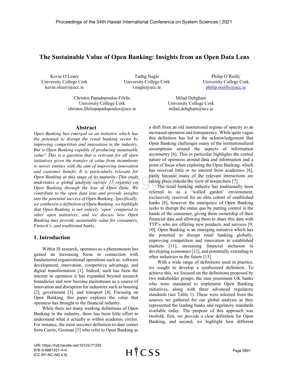 开放银行的可持续价值：开放数据视角的见解（英文版）.pdf_第1页