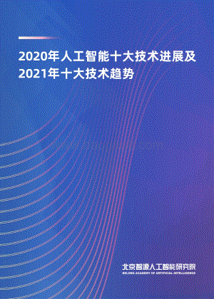 2020年人工智能十大技术进展及2021年十大技术趋势.pdf