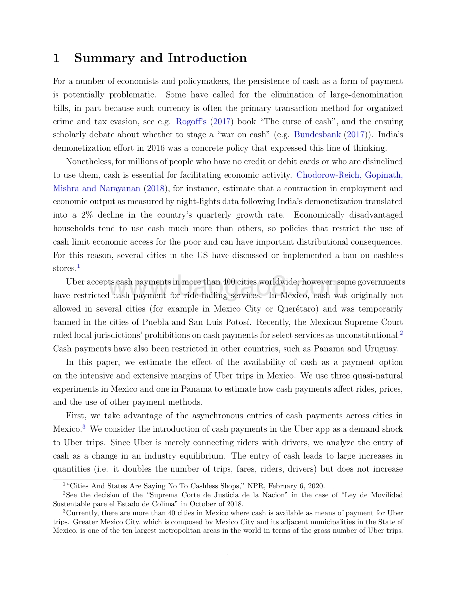 支付方式可得性对市场均衡的影响：基于Uber数据的研究（英文版）.pdf_第3页