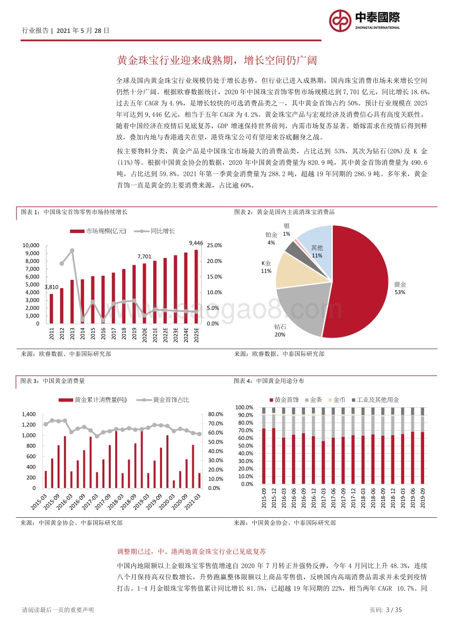 黄金珠宝行业：香港珠宝商优势难被取代内地高端消费复苏助力其二次腾飞.pdf_第3页