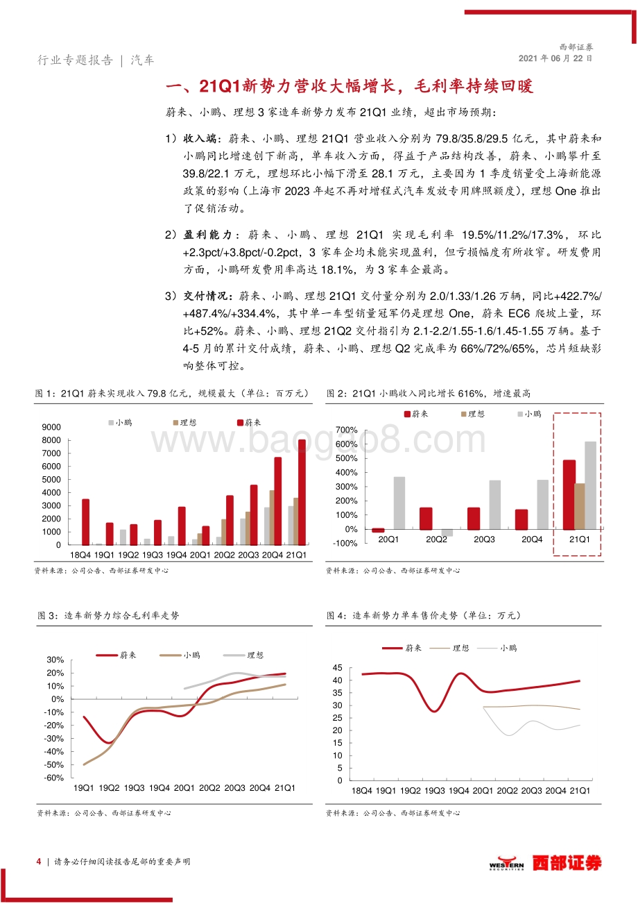 造车新势力专题报告之一：毛利率持续回暖智能驾驶变现提速.pdf_第4页