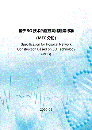 基于5G技术的医院网络建设标准（MEC分册）.pdf