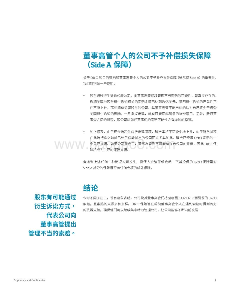 处在风险前沿：COVID-19疫情对董事与高管责任风险（D&O）的影响.pdf_第5页