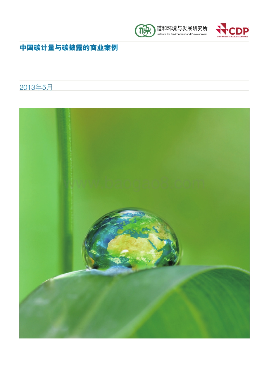 中国碳计量与碳披露的商业案例.pdf_第1页