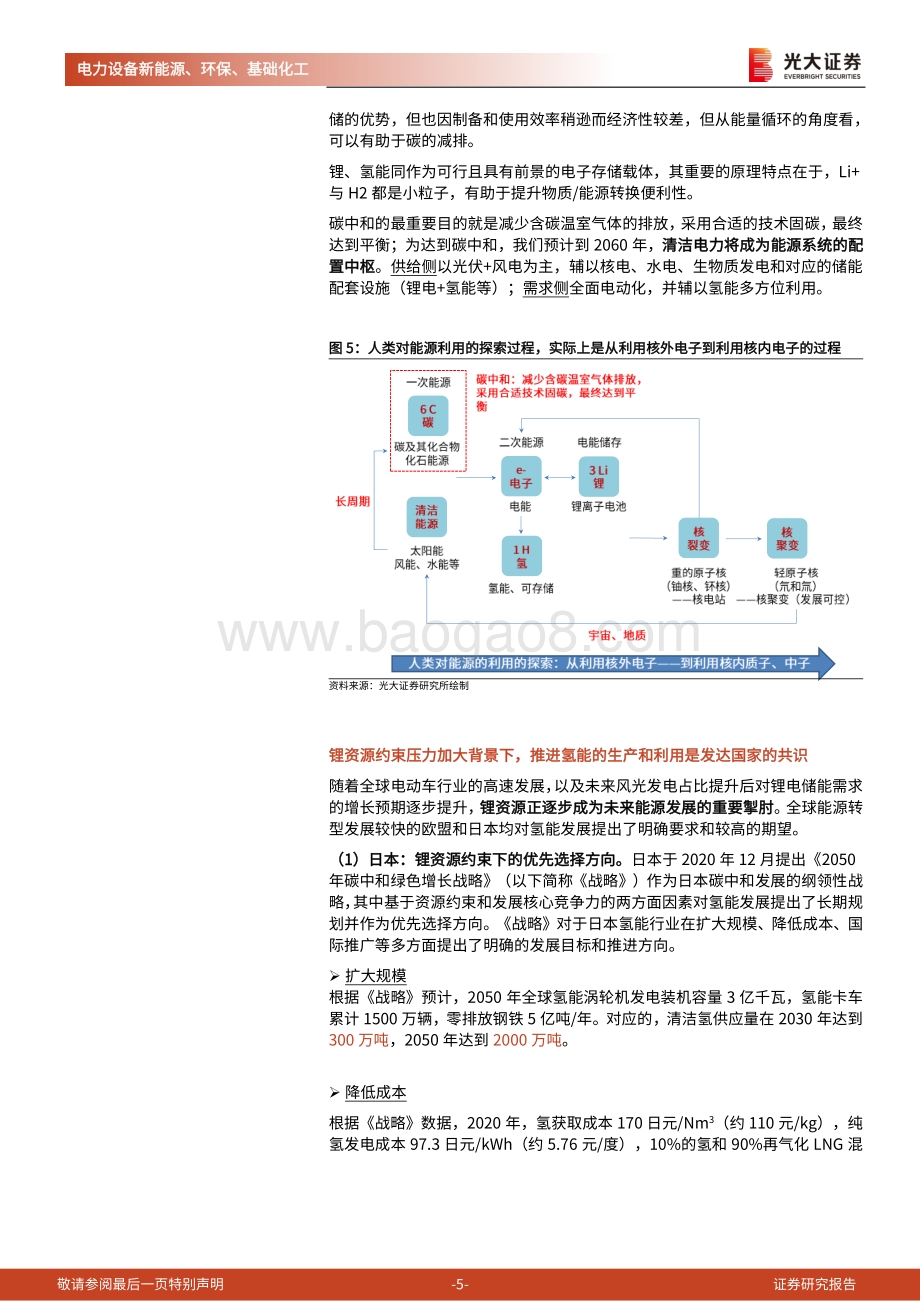 氢能：清洁二次能源的降本策略.pdf_第5页