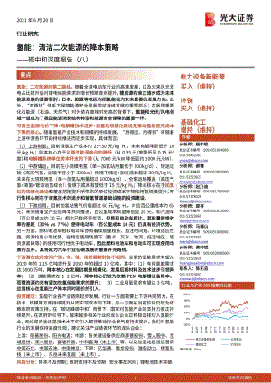 氢能：清洁二次能源的降本策略.pdf