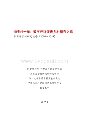 2009-2019中国淘宝村研究报告.pdf