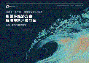 用循环经济方案解决塑料污染问题.pdf