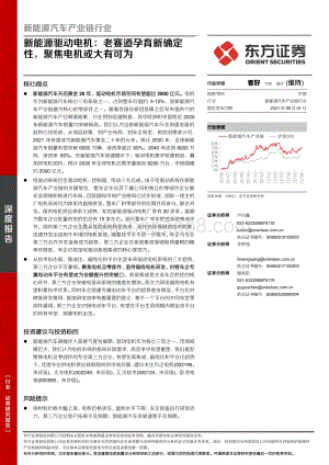 新能源驱动电机：老赛道孕育新确定性聚焦电机或大有可为.pdf