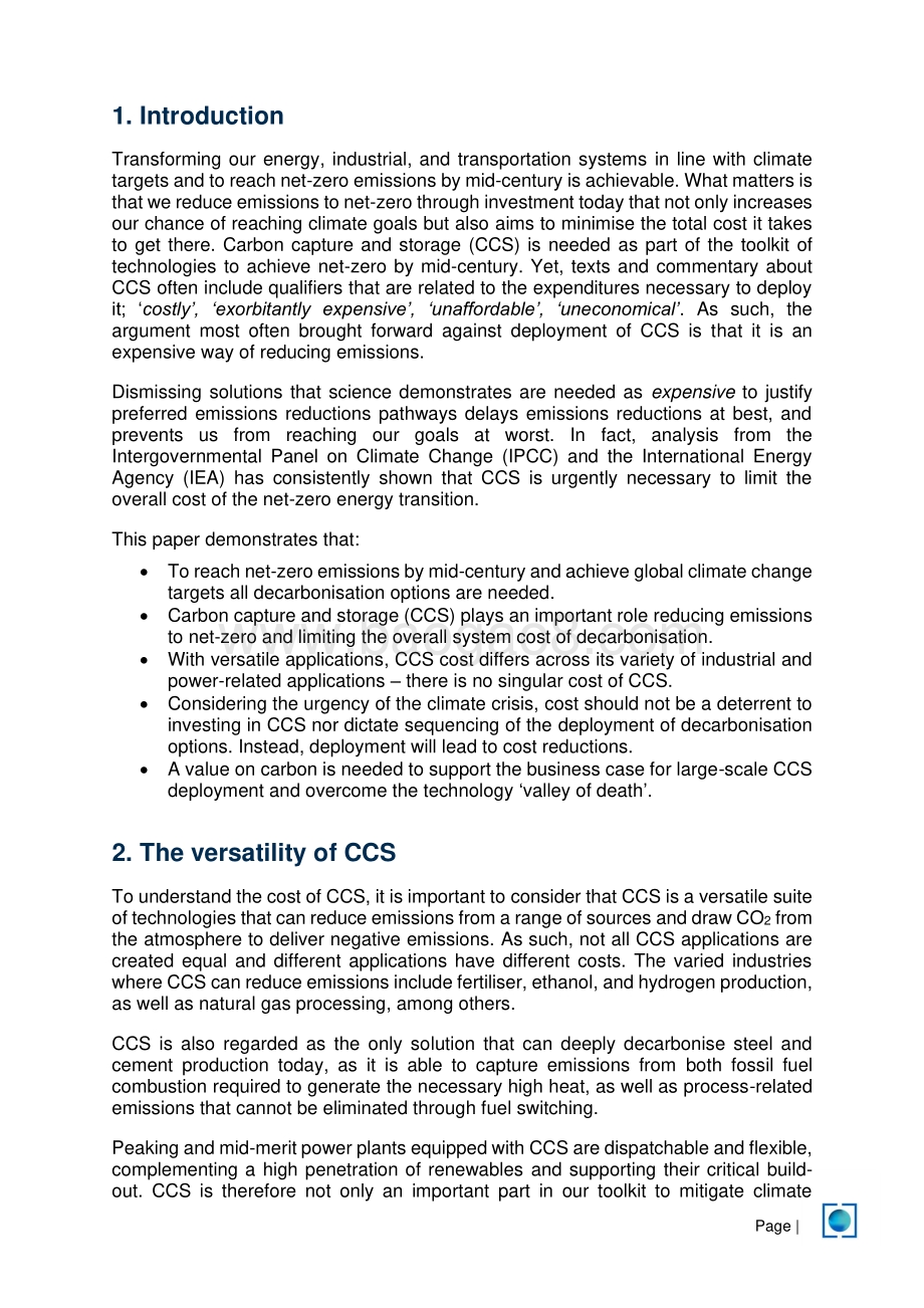 碳捕集与封存CCS需要很多钱吗？（英文版）.pdf_第3页