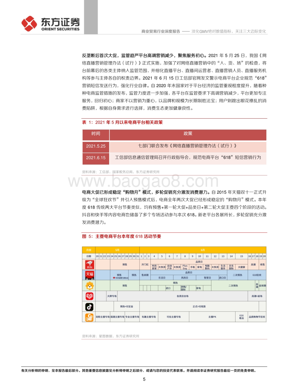 2021年618专题报告：淡化GMV绝对数值指标关注三大边际变化.pdf_第5页