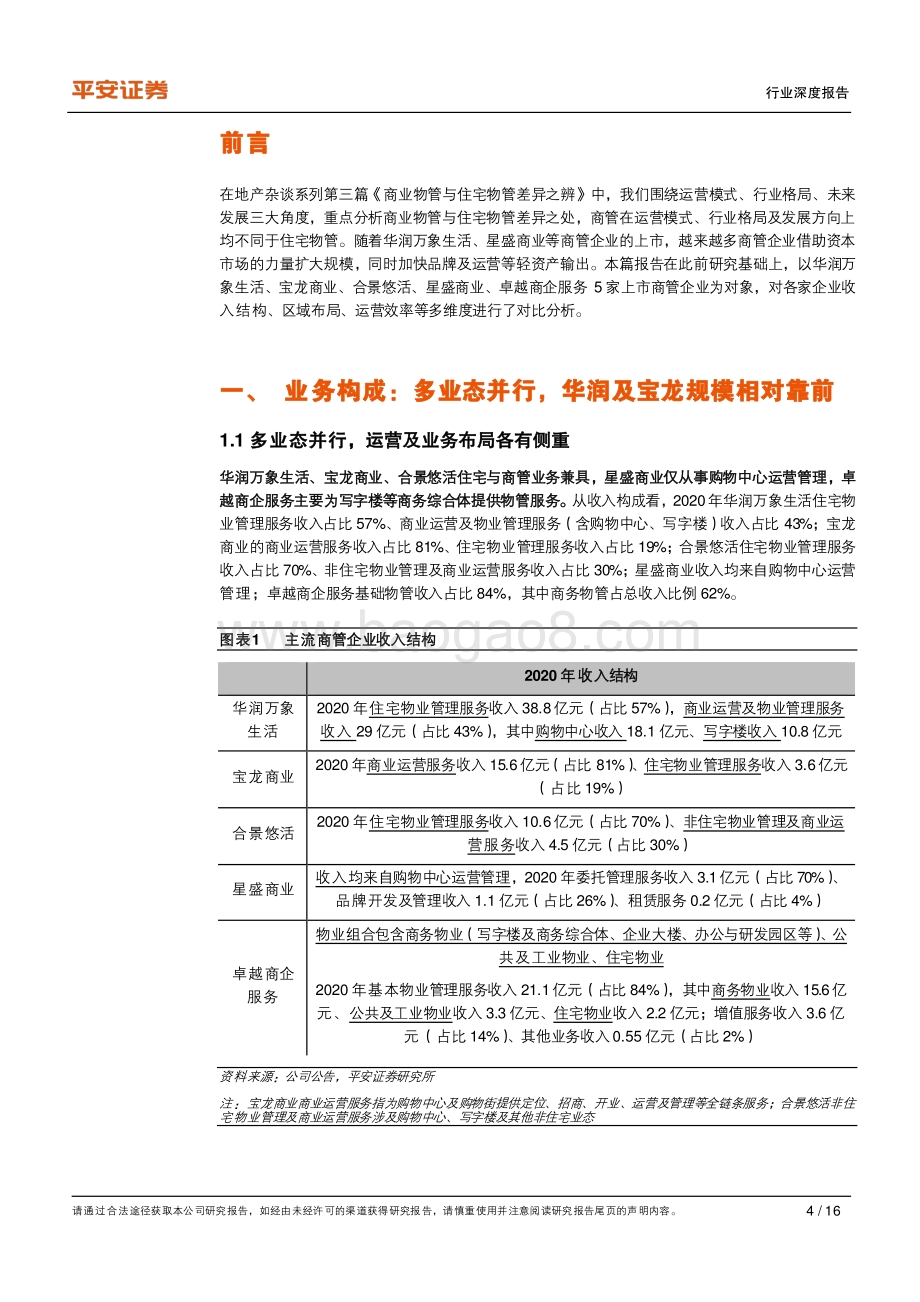 地产杂谈系列之五：细数主流商管企业经营发展各有千秋.pdf_第4页