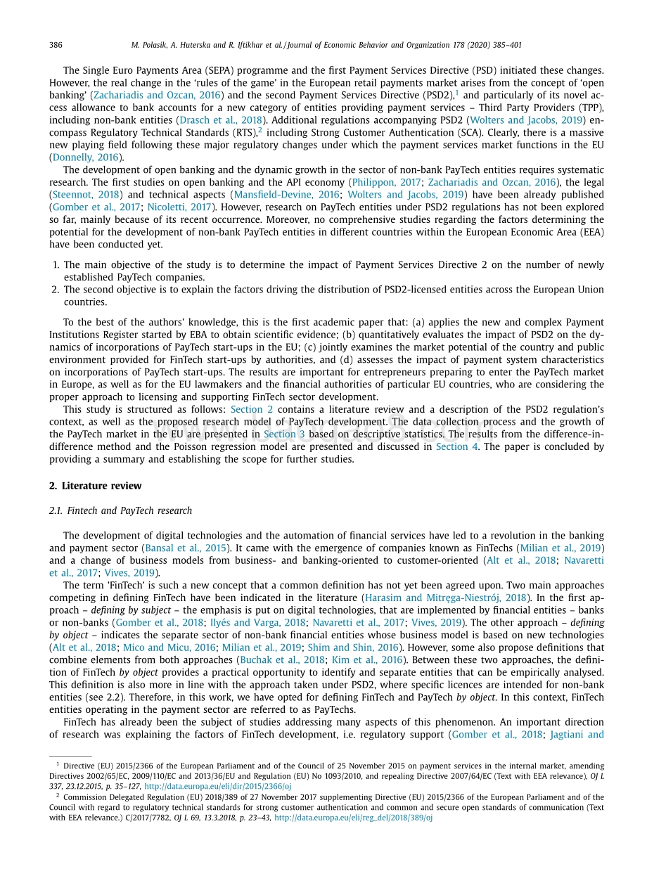 PSD2（支付服务指令2）对欧洲支付科技行业发展的影响（英文版）.pdf_第2页