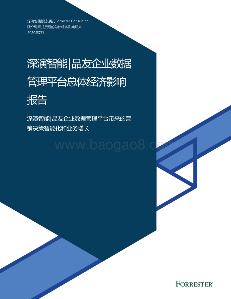 企业数据管理平台总体经济影响报告.pdf_第1页