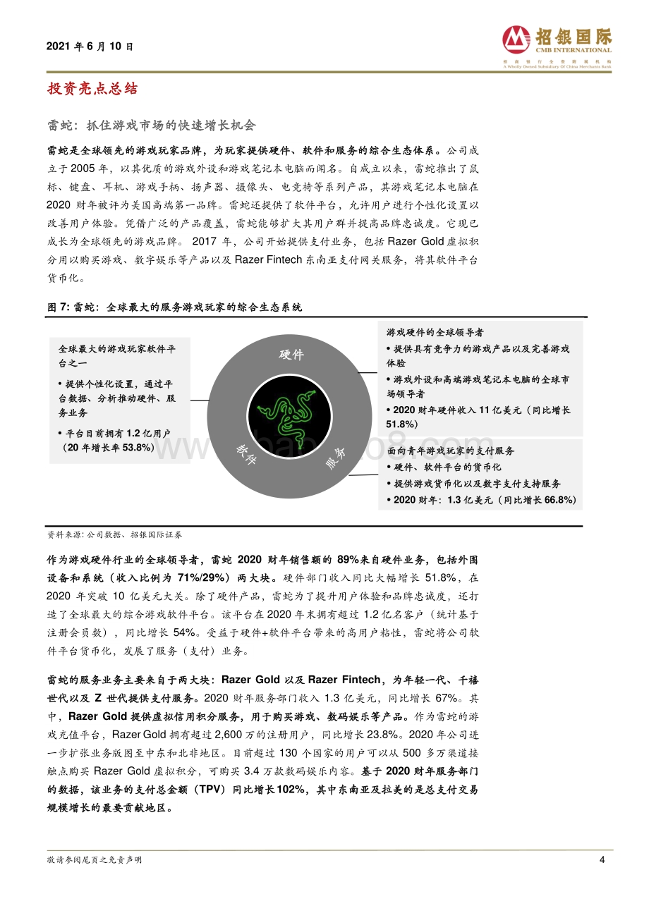 雷蛇：为游戏玩家精心打造的综合生态系统.pdf_第4页