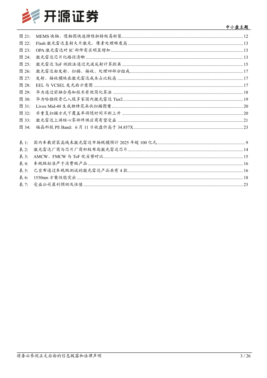智能汽车系列（四）：智能汽车之“眼”激光雷达千亿级蓝海市场开启.pdf_第3页