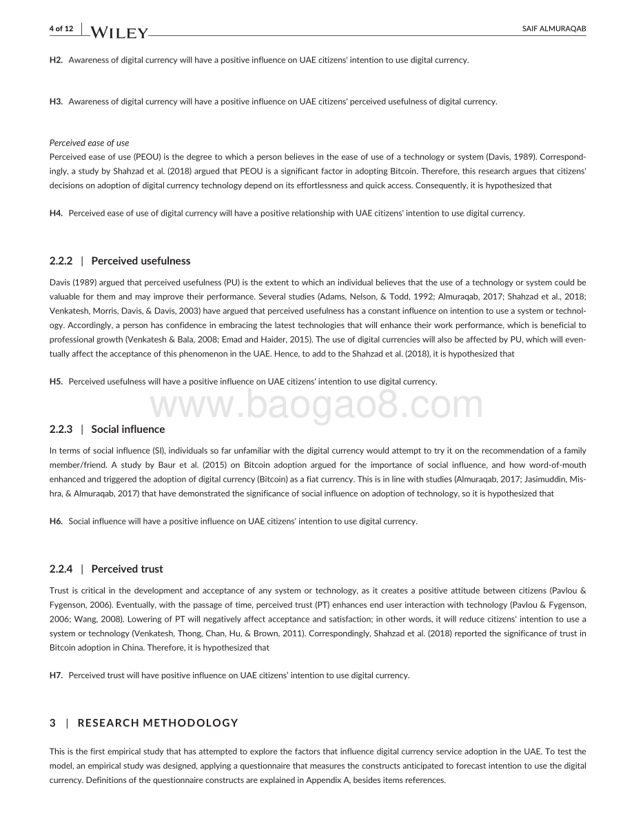 预测阿联酋使用数字货币意愿的决定因素：一项实证研究（英文版）.pdf_第4页