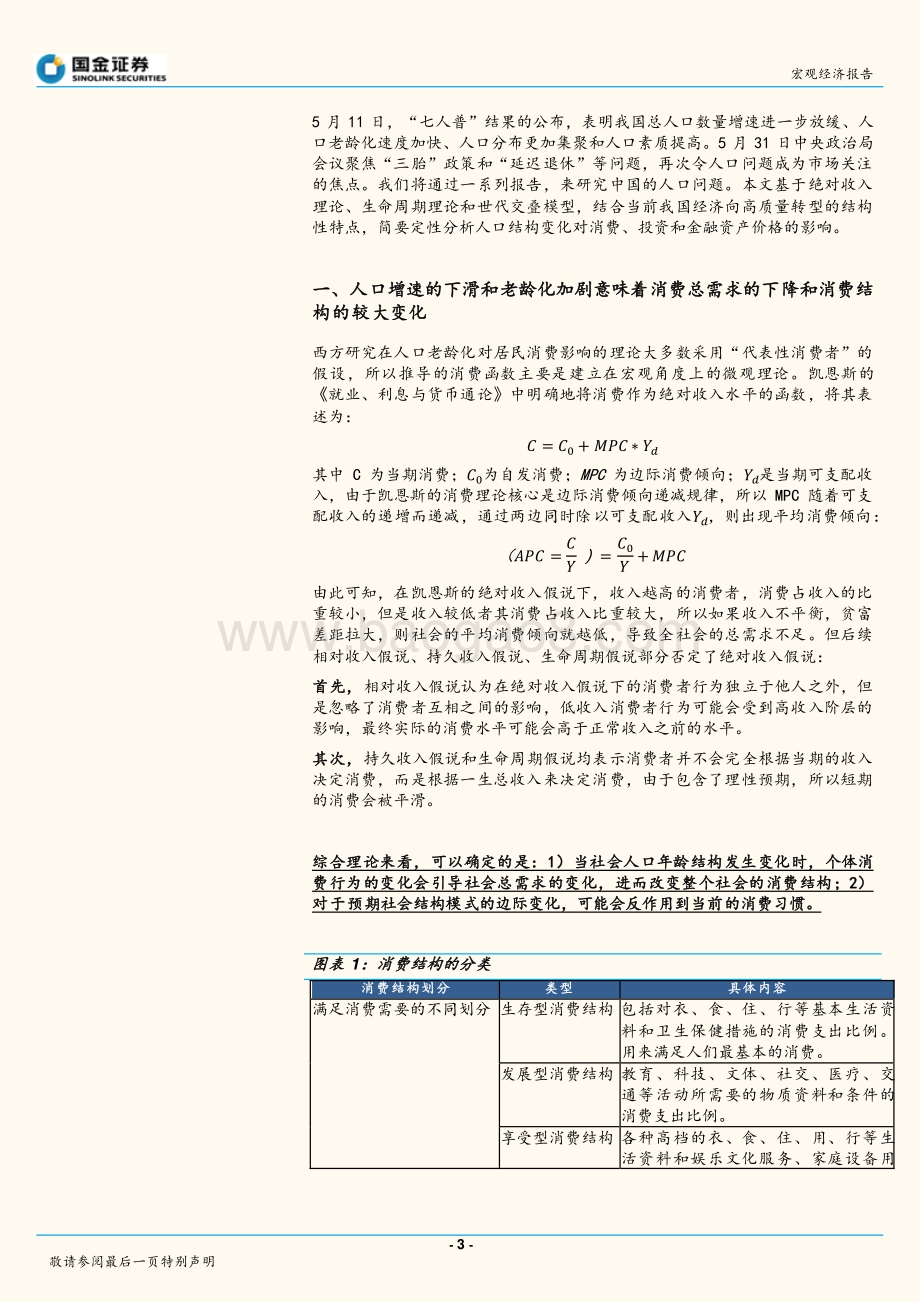 人口专题系列报告之一：人口结构变化的宏观和资产含义是什么？.pdf_第3页