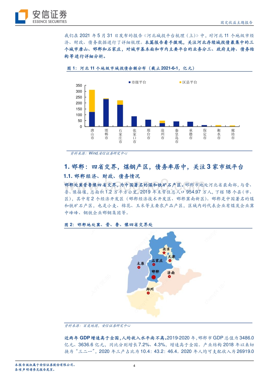河北城投平台梳理（下）：邯郸、唐山、石家庄平台深度挖掘.pdf_第4页
