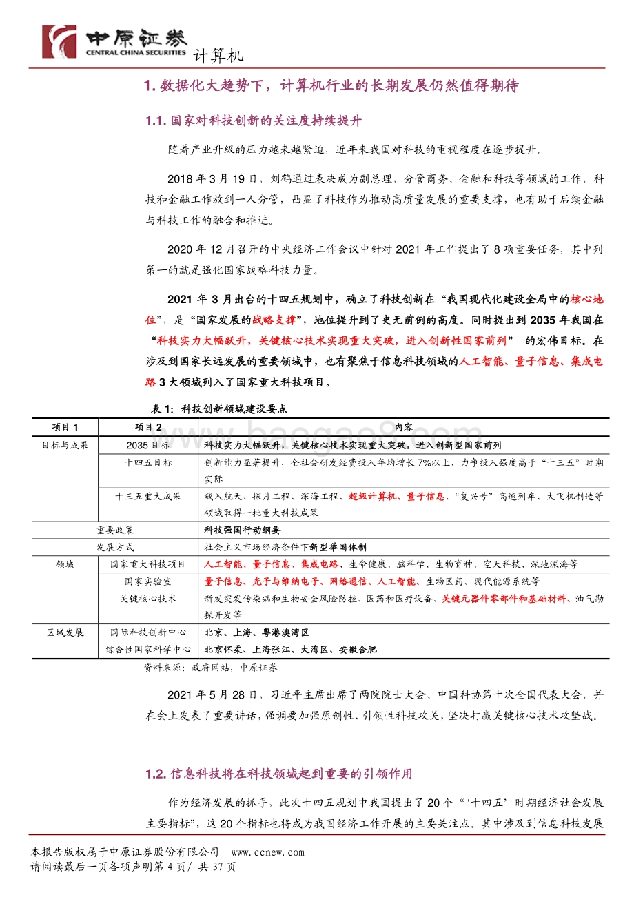 计算机行业2021下半年度策略：数字化赋能经济转型.pdf_第4页
