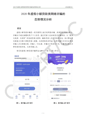 2020年虚假小额贷款类网络诈骗的态势情况分析.pdf