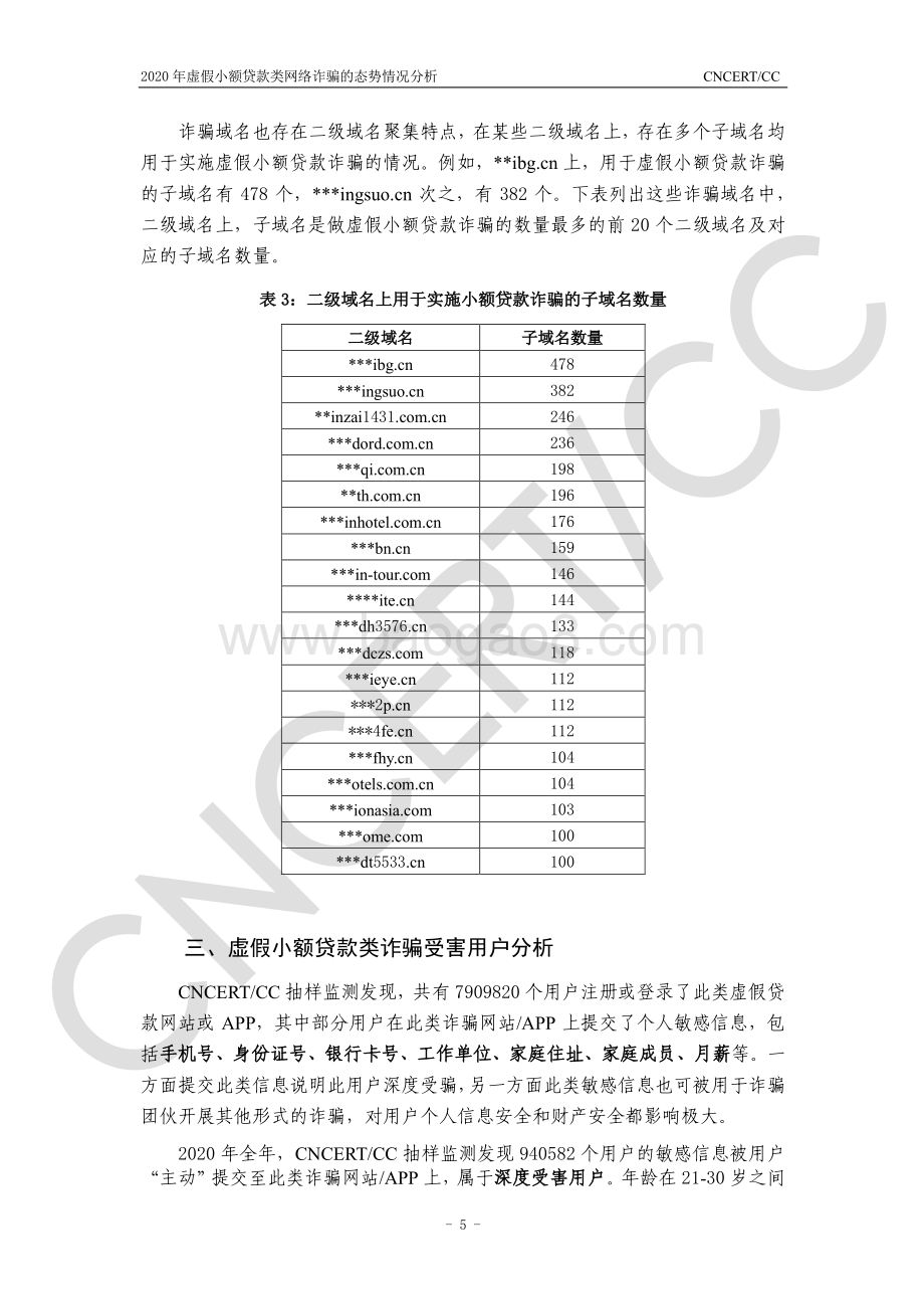 2020年虚假小额贷款类网络诈骗的态势情况分析.pdf_第5页
