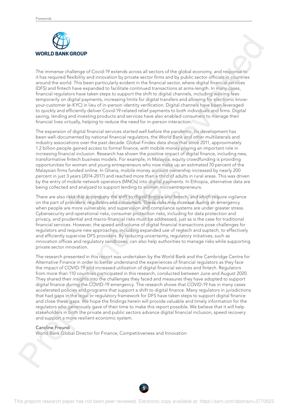 全球COVID-19金融科技监管快速评估研究（英文版）.pdf_第5页