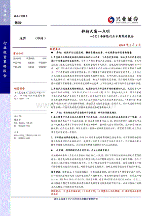 2021年保险行业中期策略报告：静待天窗一点明.pdf