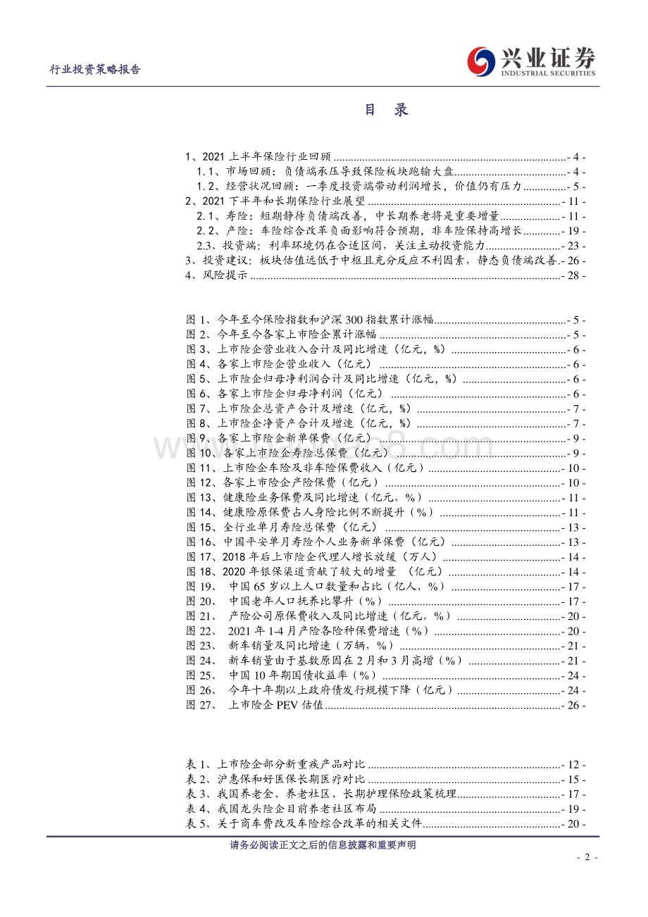 2021年保险行业中期策略报告：静待天窗一点明.pdf_第2页